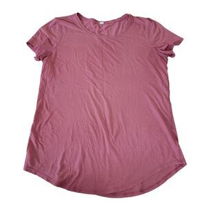 Lululemon Short Sleeve Shirt Dark Pink *Medium